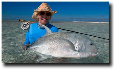 Giant Trevally St. Brandon's Atoll Mauritius Courtesy of FlyCastaway