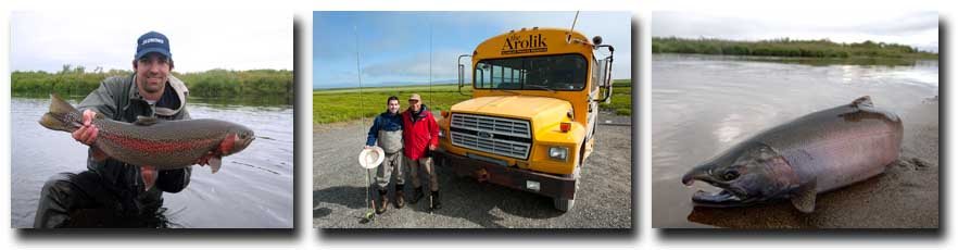 L to R: Big Arolik Leopard Rainbow; The Arolik Bus; Arolik Silver Salmon are fun too.