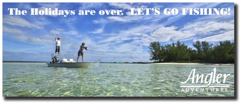 Swap That Snow Shovel for a Fly Rod! Come to Mauritius, Bahamas, or Mexico with Angler Adventures