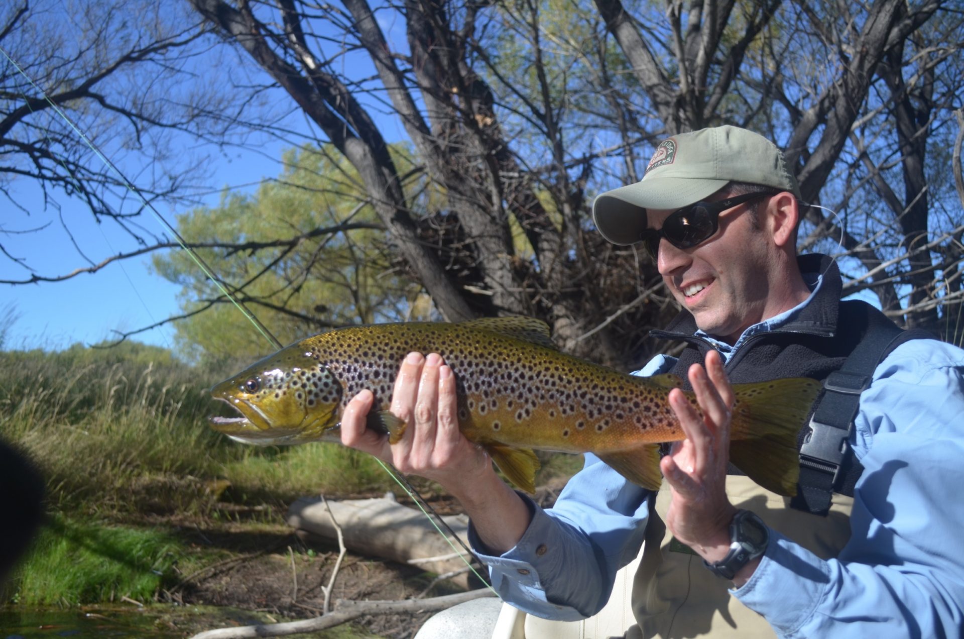 Malleo River Argentina Brown Trout Fly Fishing Andes Angler Adventures