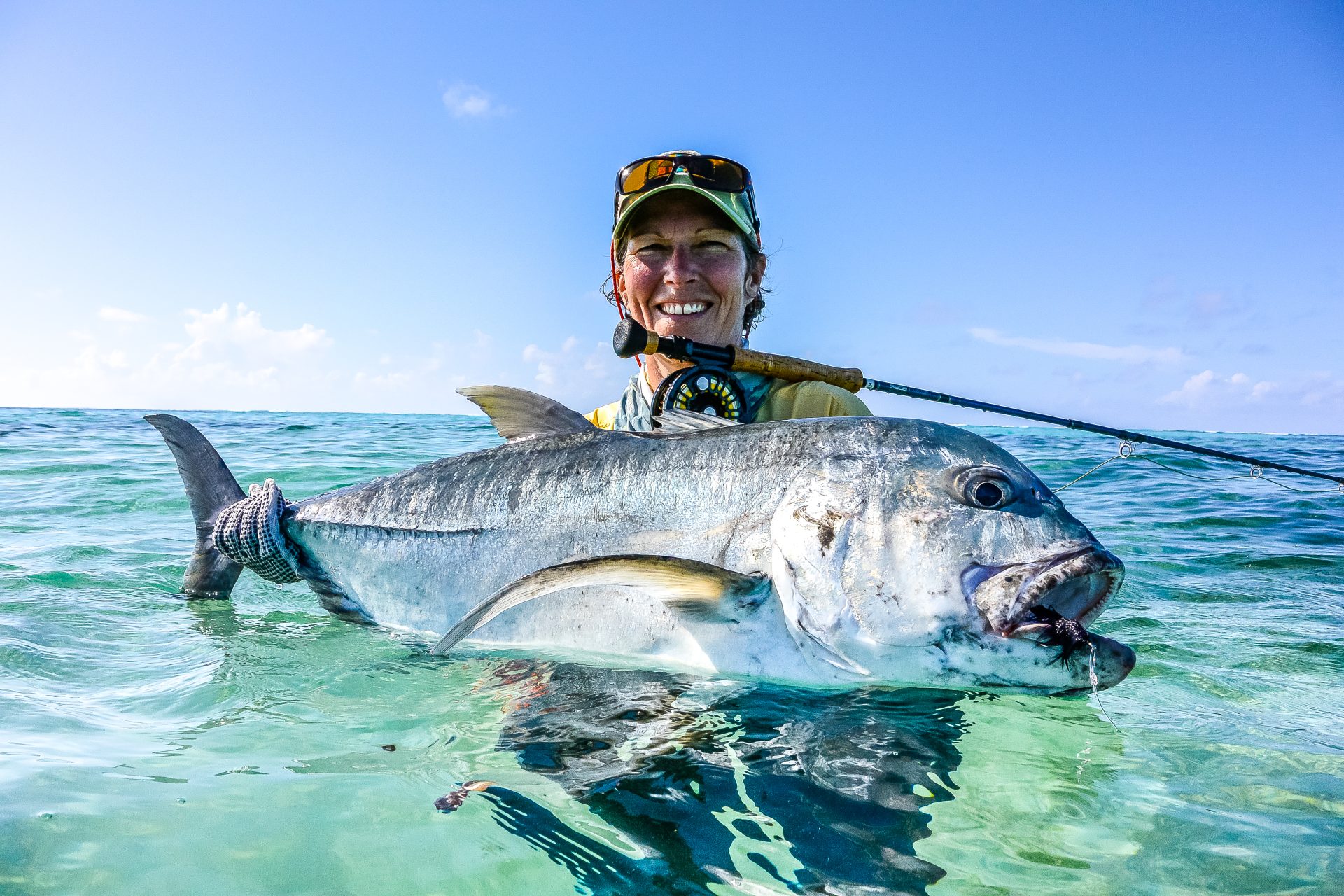 Indo-Pacific permit at Farquhar Atoll, Seychelles