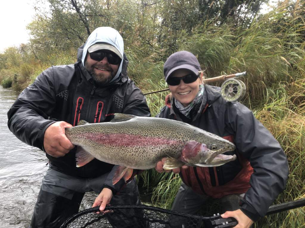 Angler with Trophy Salmon