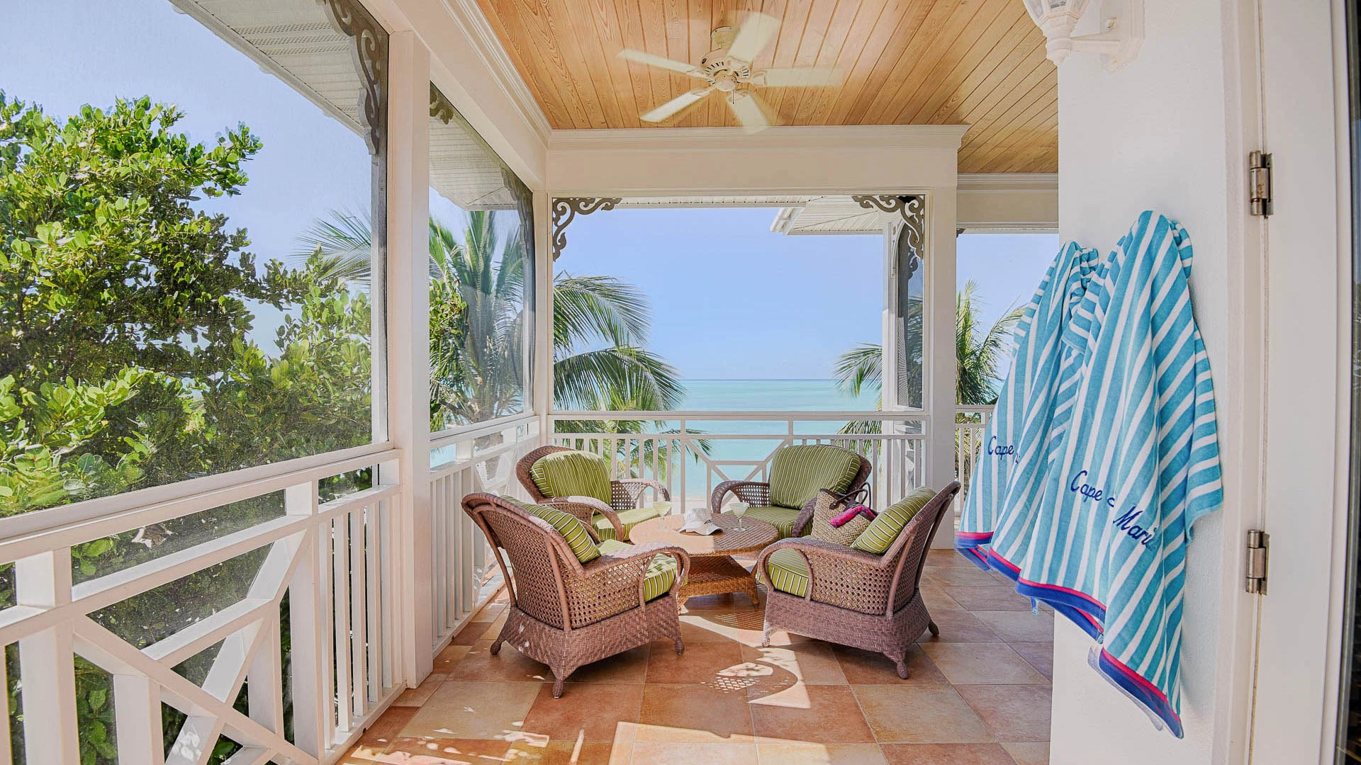 Villa bedroom at Cape Santa Maria Beach Resort