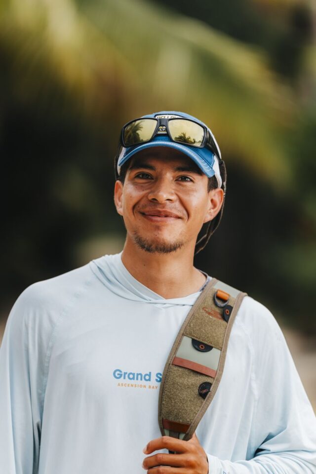 Fishing Guide Rod Strap Portrait — Sian Kaan Lodge, Ascension Bay Mexico