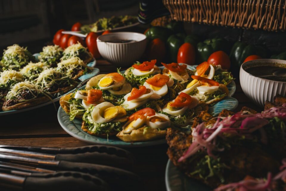 Lodge Mexican Appetizer Spread — Sian Kaan Lodge, Ascension Bay Mexico
