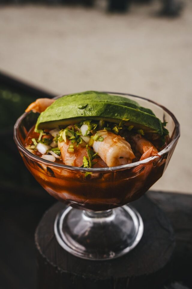 Lodge Shrimp Ceviche Avocado — Sian Kaan Lodge, Ascension Bay Mexico