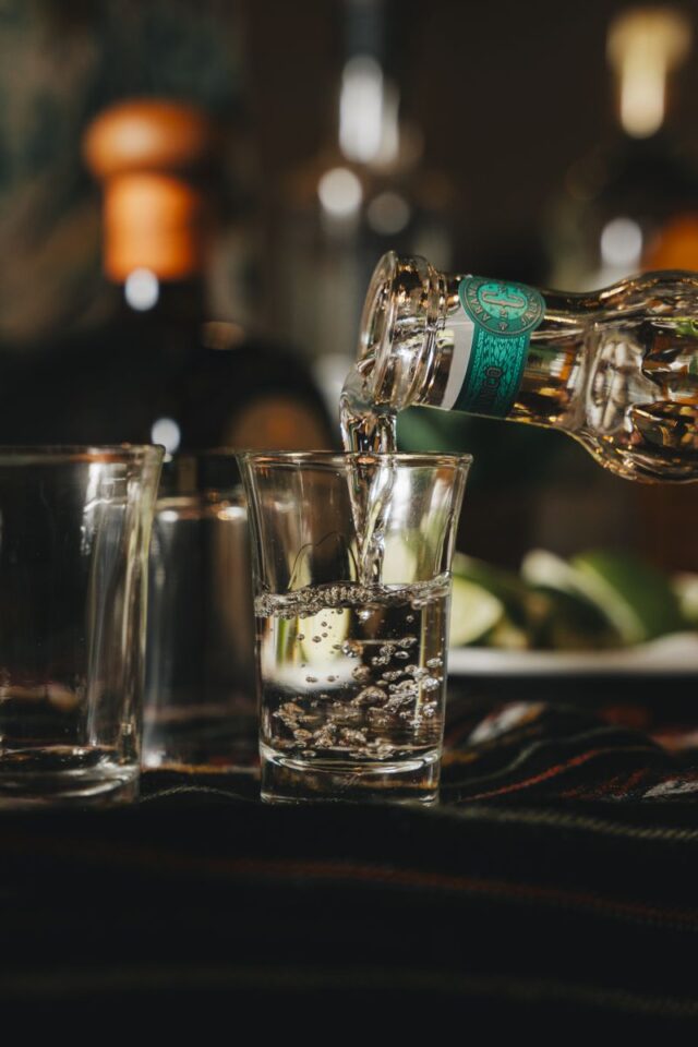 Lodge Tequila Pour Shots — Sian Kaan Lodge, Ascension Bay Mexico