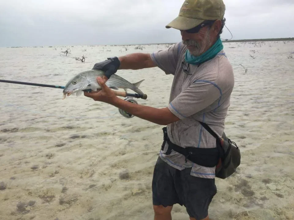 Bonefish flats near Grey’s Point Inn, Acklins Island, Bahamas