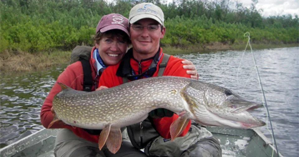 Northern pike — Royal Coachman Lodge, Nuyakuk River, Bristol Bay, Alaska