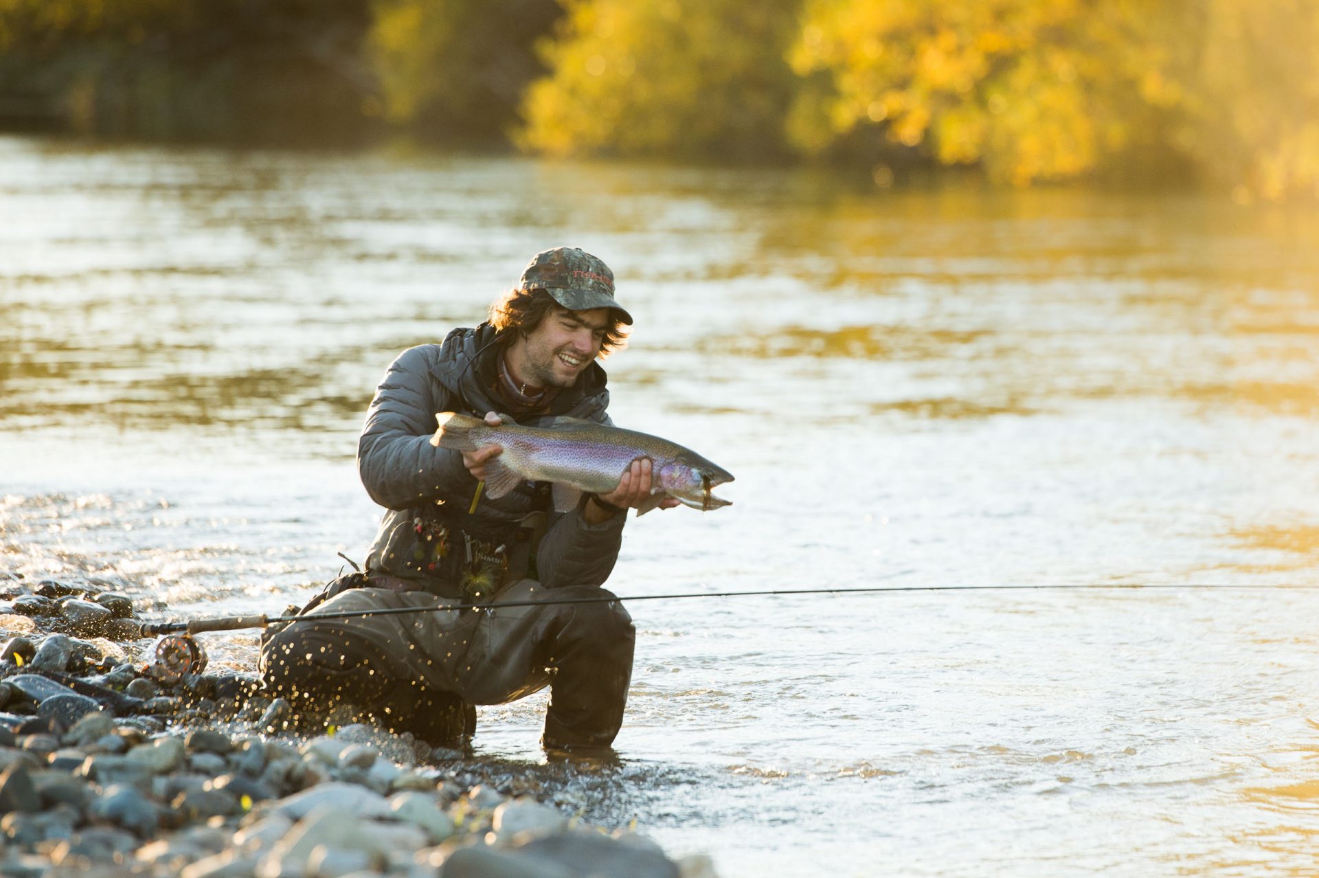 Brown trout at Arroyo Verde, northern Patagonia, Argentina. 2028 Patagonia brown trout Argentina copy for BVL