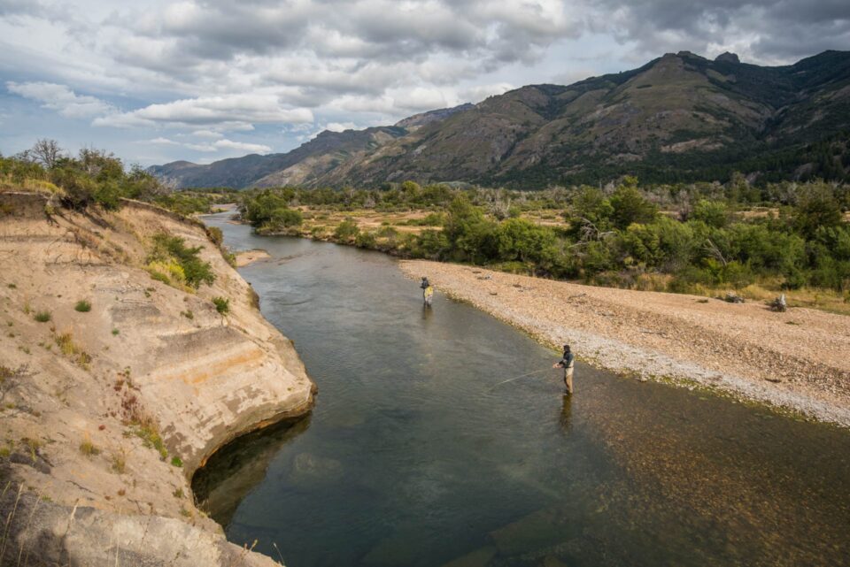 Rio Filo Hua Hum, northern Patagonia, Argentina. 2028 Patagonia brown trout Argentina copy for BVL