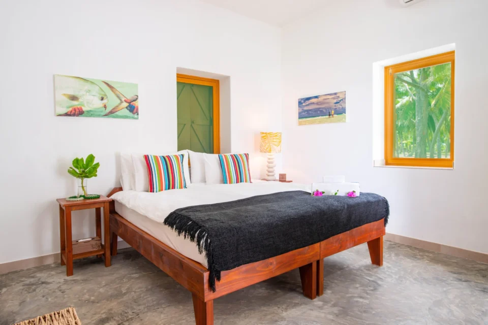 Guest bedroom in the lodge — Astove Atoll, Seychelles
